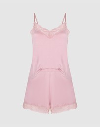 Hunkemoller - Cami Jersey Lace Nana Pyjama Set