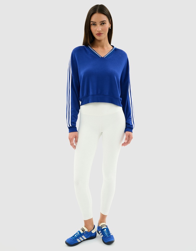 Splits59 - Ellie Fleece V-Neck Sweatshirt