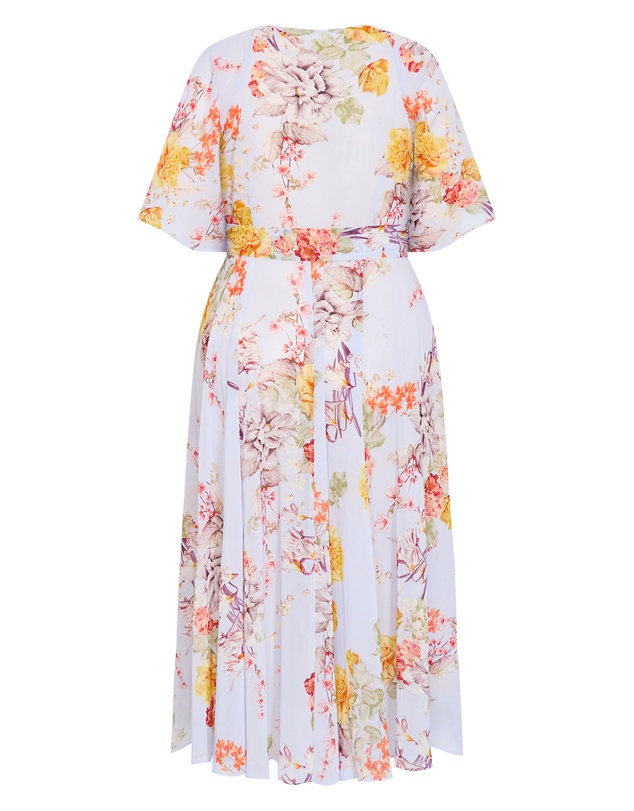 City Chic - Enthral Me Maxi Print Dress