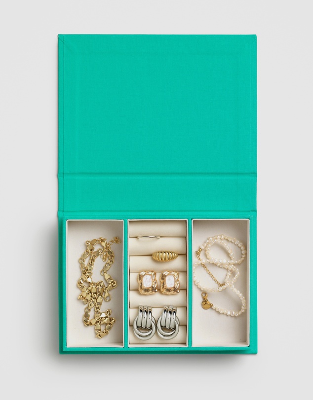 Printworks - Printworks Jewellery Box A Girls Best Friend - Turquoise Small