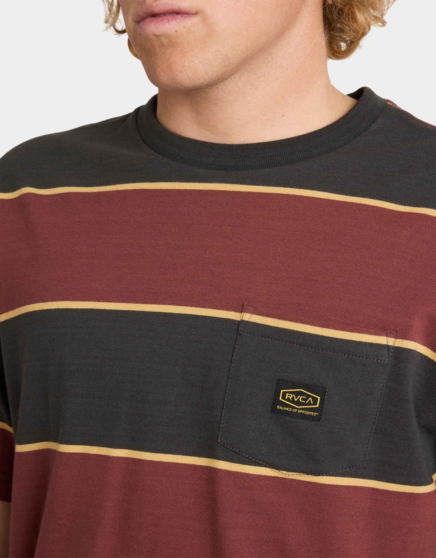 RVCA - Mens Dayshift Stripe T-Shirt