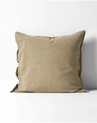 Aura Home - Mini Gingham European Pillowcase