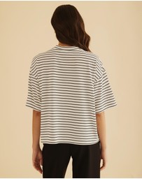 Atmos&Here - Relaxed Stripe Tee
