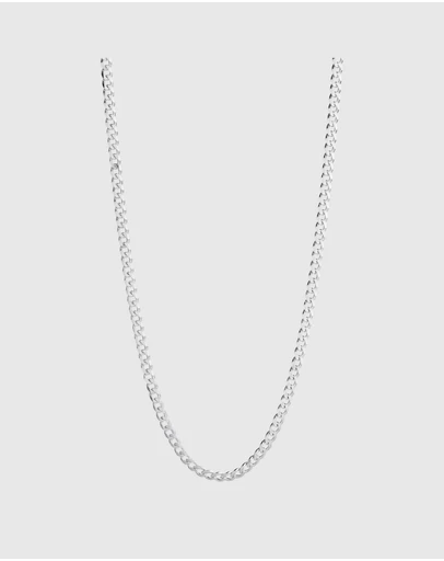 Najo - Cuban Men's Silver Chain Necklace 4.3mm