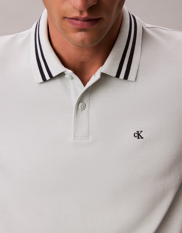 Calvin Klein Jeans - Casual Pique Classic Tipped Polo Shirt