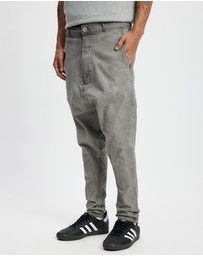 Surrounded By Ghosts - The Haxonite Super Low Crotch Tailored Denim Pants