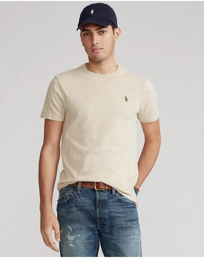 Polo Ralph Lauren - ICONIC EXCLUSIVE - Custom Slim Fit Jersey Crewneck T-Shirt