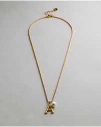 Zahar - Pearl Letter A Necklace