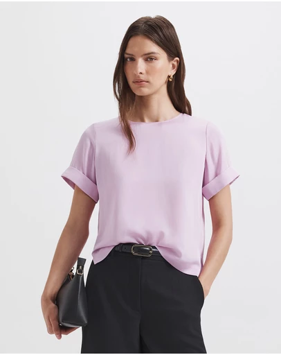SABA - Sadie Silk Short Sleeve Tee