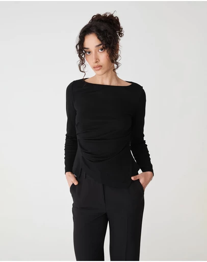 Forcast - Calia Asymmetric Knit Top