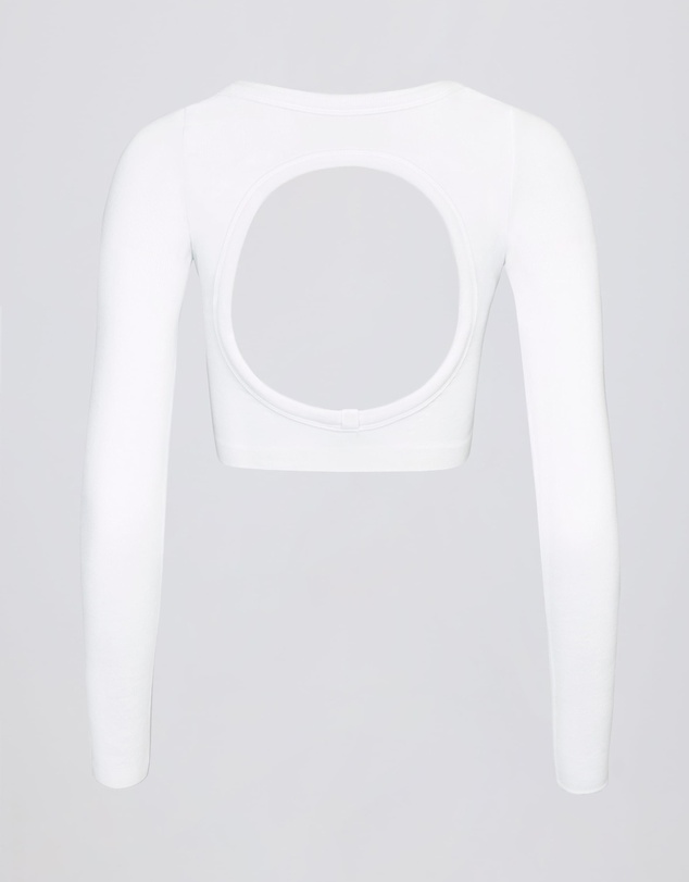 BO+TEE - Alumna Seamless Soft Rib Cut-Out Crop Top