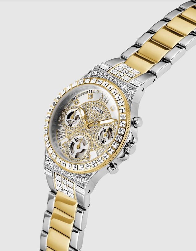 GUESS - Guess Moonlight Ladies 2-Tone Multi-function Watch