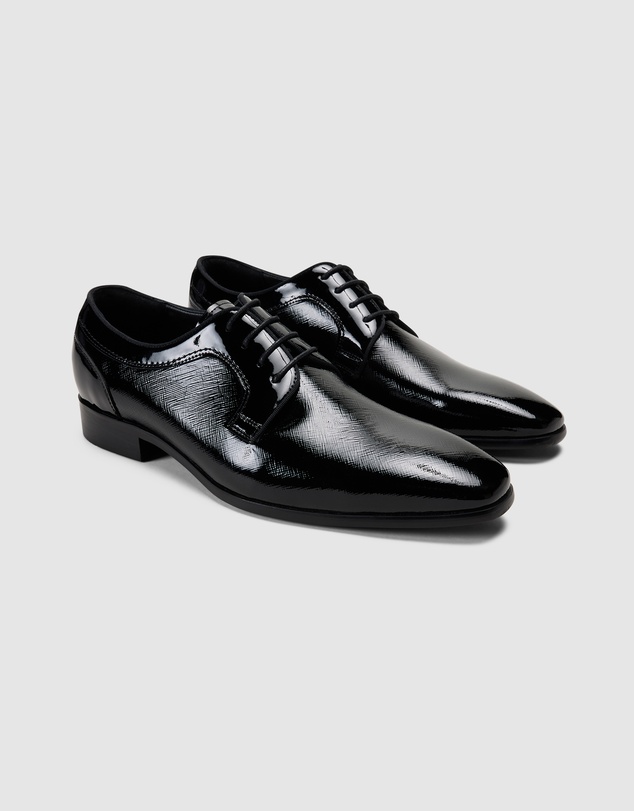 Politix - Patent Derby Lace Up