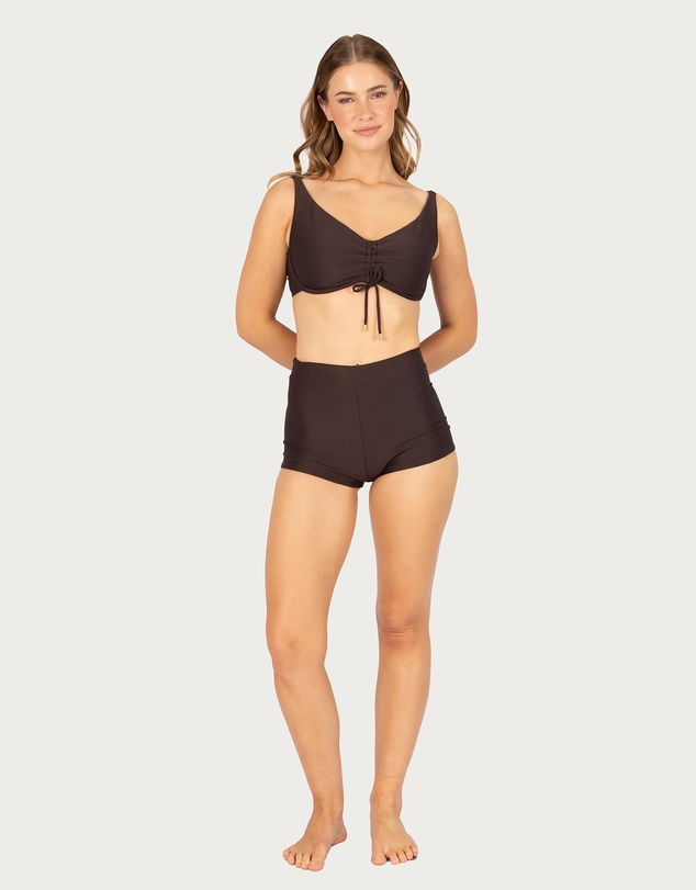 Baku Swimwear - Rococco High Waist Boyleg Bikini Bottom