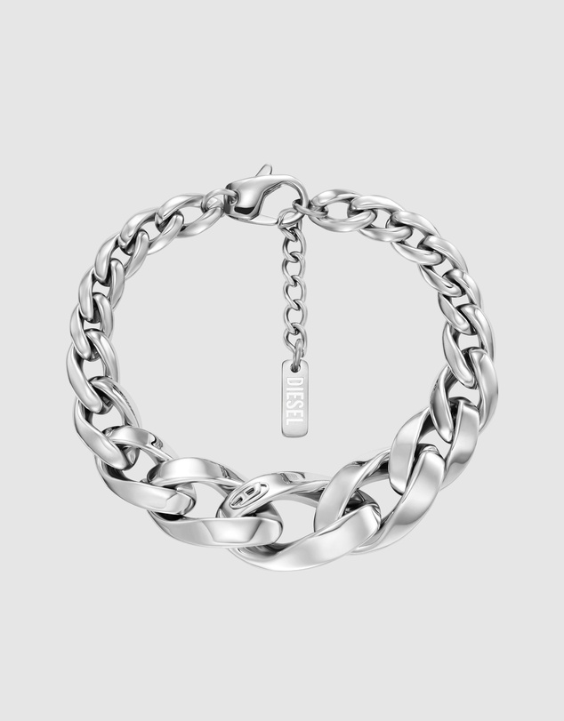 Diesel - Oval D Silver Bracelet