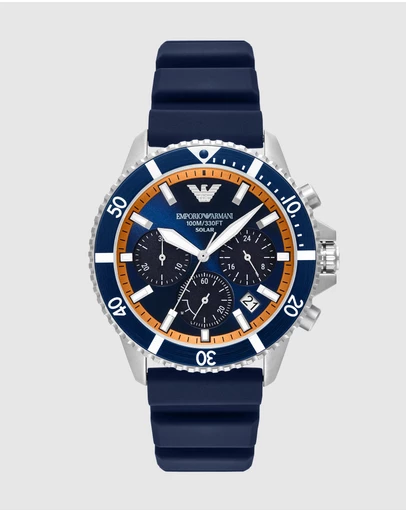 Emporio Armani - Blue Chronograph Watch