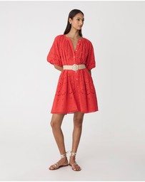 Forcast - Lola Broderie Tiered Dress
