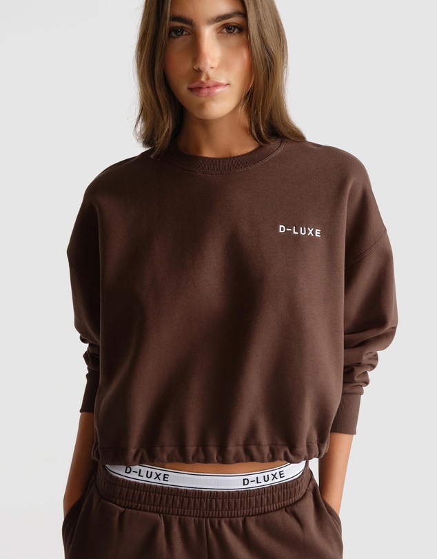 Decjuba - D-Luxe Logo Crop Sweat