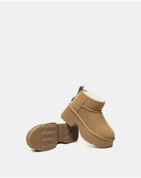 EVERAU - EverAU Ugg Ariel Platform Cow Suede Upper UGG Boots