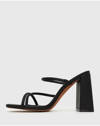 Betts - Shaq High Block Heel Mules