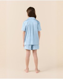 Gingerlilly - Mini Sonia Silky Satin Short PJ Set