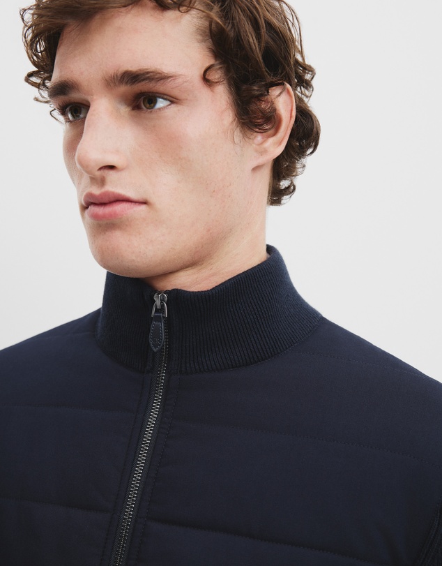 Country Road - Cotton Blend Knit Hybrid Jacket