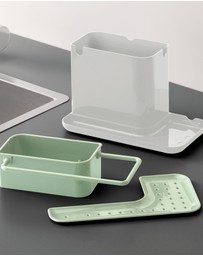 Joseph Joseph - Caddy™ Sink Tidy (Light Stone/Sage)