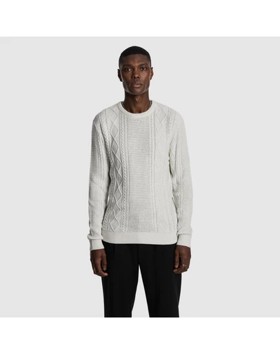 yd. - Jamie Cable Crew Knit Jumper