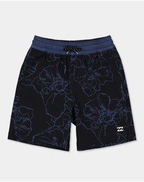 Billabong - Boys 2 to 6 Sundays Layback Boardshorts