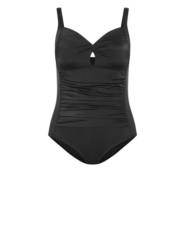 City Chic - Amalfi Ruched 1 Piece
