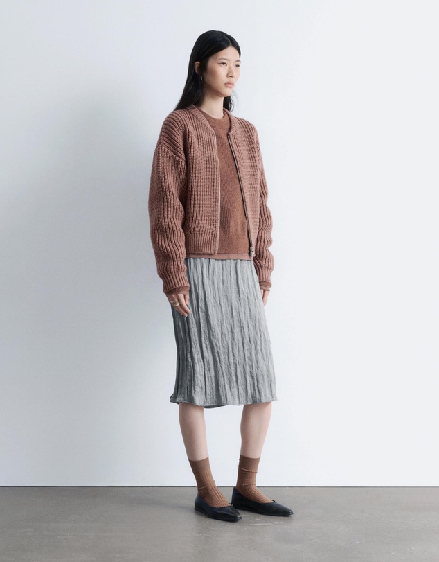 & Other Stories - Knitted Wool Bomber Jacket