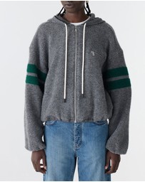 Bassike - Wool Zip Up Jacket