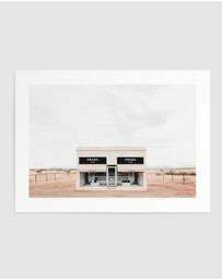 Olive et Oriel - Prada Marfa Art Print