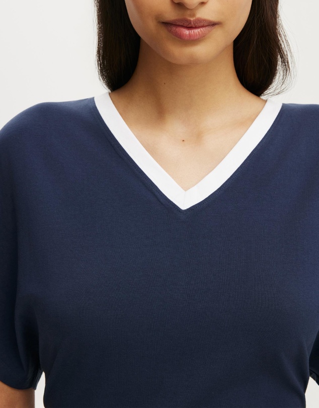 Cotton On - Blair Batwing V Neck Top