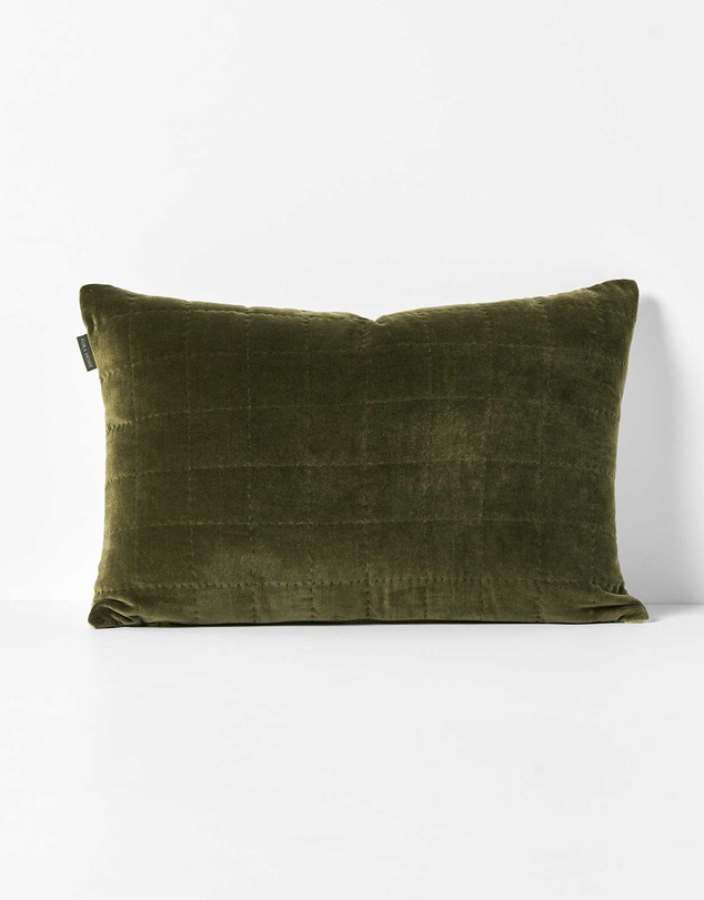 Aura Home - Luxury Velvet Quilted Cushion