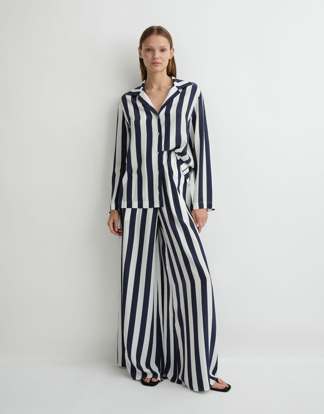 BONDI BORN - Orta Silk Palazzo Pant
