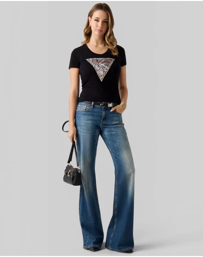 GUESS - Short Sleeve Zebra Triangle Tee