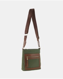 Pierre Cardin - Pierre Cardin RFID Lightweight Nylon Crossbody Bag