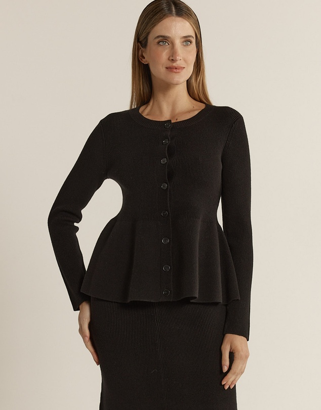 Fate + Becker - Vale Peplum Cardigan