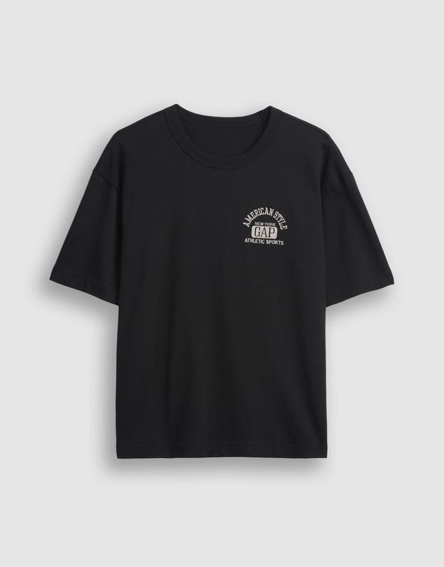 GAP - JPN IE Archive Logo Cropped Tee