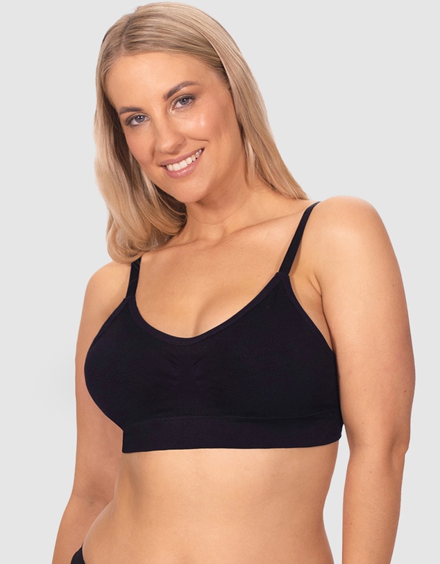 B Free Intimate Apparel - Wirefree Padded T-Shirt Bra (A-B-C-D-DD-E) Cup