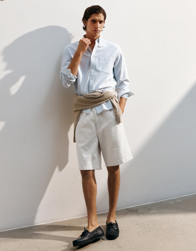 ARKET - Relaxed Cotton Linen Shorts
