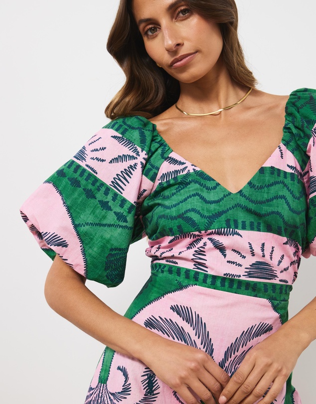 Atmos&Here - Maldives Linen Blend Mini Dress
