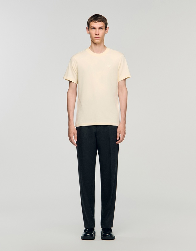 Sandro - Single Coeur Tee Shirt