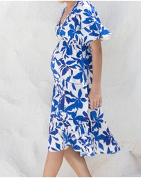 Soon Maternity - Anika Midi Feeding Dress