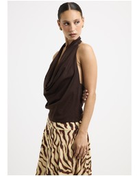 Alice In The Eve - Skye Plunge Cowl Top