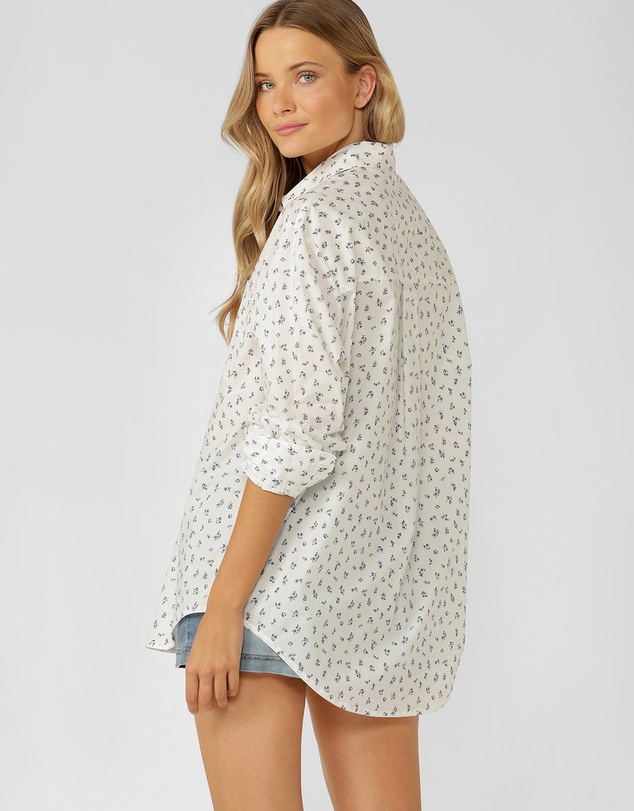 Lorna Jane - Provincial Floral Long Sleeve Shirt