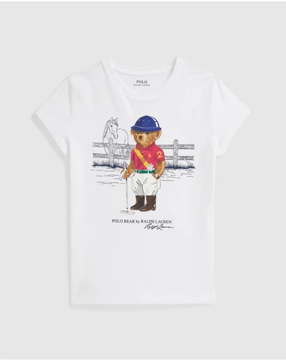 Polo Ralph Lauren - Polo Bear Cotton Jersey Tee - Teens