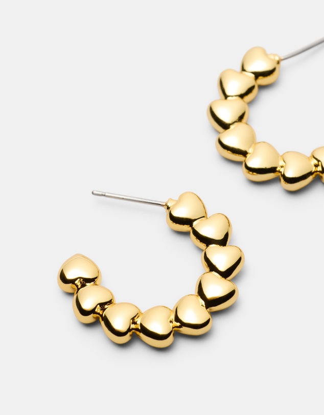 MIMCO - Fated Heart Hoop Earrings