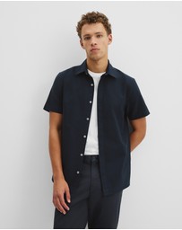 Country Road - Short Sleeve Relaxed Good Earth Cotton Oxford Shirt